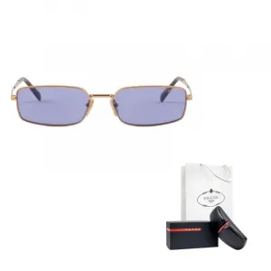PRADA Солнечные очки с логотипом, Gold