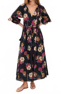 Женское платье макси Skala с развевающимся цветочным принтом Apiece Apart, Floating Floral