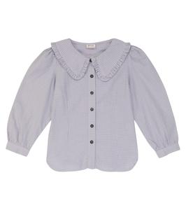 Хлопковая блузка в клетку Narc Morley, Lilac