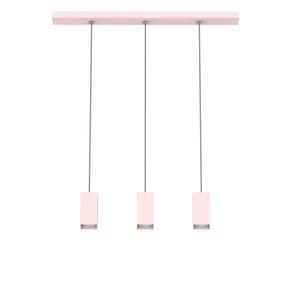 Подвесной светильник Lumicom, 6x50x6 см, розовый