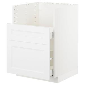 Напольный шкаф под мойку TALLSJÖN, white/Axstad matt white, 60x60 cm, Metod / Maximera IKEA