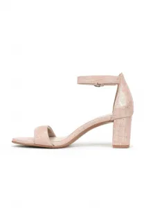 Сандалии vera с ремешками на щиколотке Naturalizer, Phantom Pink Leather