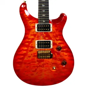 PRS Wood Library Custom 24 10-Top Flame Maple - Кроваво-оранжевый