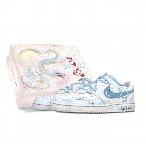 Nike Кроссовки для скейтбординга Court Vision 1, унисекс, низкие, белые, синие