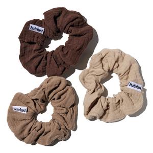 Резинка для волос cotton scrunchies, medium, 3-pack Hairlust, количество 1 шт.