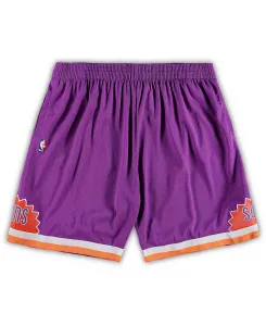 Мужские шорты Mitchell Ness Purple Phoenix Suns Big Tall Hardwood Classics Team Swingman Mitchell & Ness