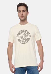 Футболка Petrol Industries Print T-shirt, Seashell 0112/Light Blue