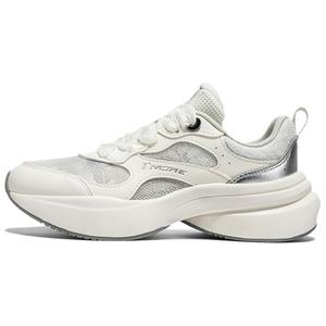 361° Износостойкие и легкие повседневные туфли с низким верхом, женские, белые, серебристые