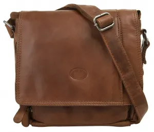 Сумка через плечо Pike, натуральная кожа Piké, коричневый