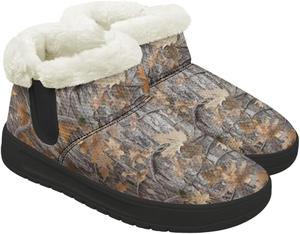 Женские зимние ботинки с меховой подкладкой, для холодной погоды, противоскользящие, легкие ботильоны GETELINSENG, Hunting Camouflage Brown