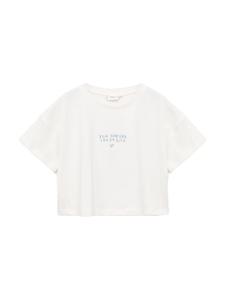 Рубашка MANGO KIDS, от белого