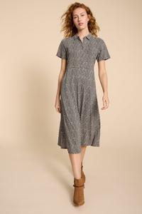 Платье-Рубашка из джерси White Stuff, черный