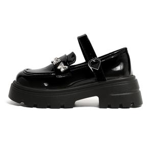 Туфли Мэри Джейн на платформе 6 см Medd, черный