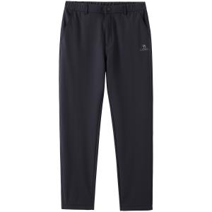 Мужские зимние утепленные флисовые антистатические прямые водоотталкивающие штаны soft shell CAMEL, черный