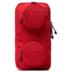 Футболка с одним плечом и перекрестным корпусом Обычная Женская Красная LEGO