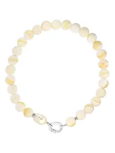 Ожерелье с жемчужными бусинами Obsidian, нейтральный