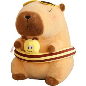 Летняя плюшевая игрушка капибара плюшевая кукла высота 13cm/25cm/35cm/45cm Bitter purchase