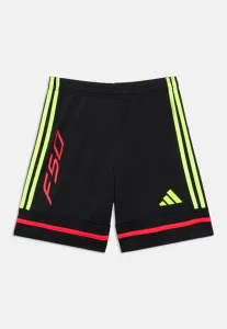 Детские спортивные шорты унисекс Adidas Performance, Black/Team Solar Yellow/Lucid Red
