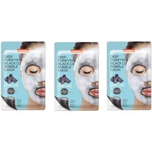 Purederm Глубоко очищающая черная пузырьковая маска с кислородом