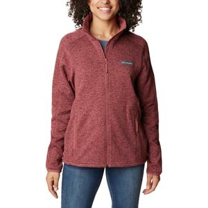 Свитер Rolli w weather full zip Columbia, цвет beetroot heather