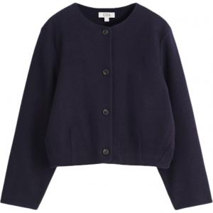 COS Топ женский темно-синий