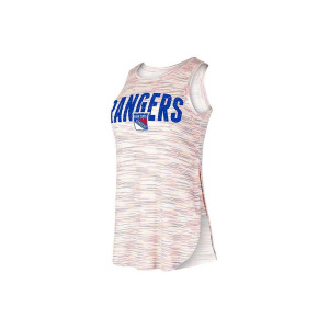 Женская многоцветная майка New York Rangers Sunray Tri-Blend Concepts Sport, белый