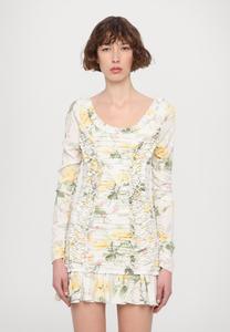 Повседневное платье ROSE LONG SLEEVE MICRO MINI DRESS Needle & Thread, мультиколор