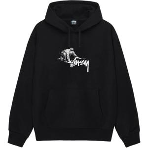 Толстовка Worker Stussy, черная