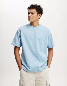 Футболка Cotton:On Box fit синего цвета