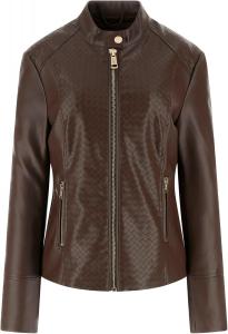 GUESS женская куртка Claudine Biker, Dark Coffee