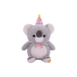 Поющая и качающаяся плюшевая кукла маленького животного высотой 20 см Jinnew