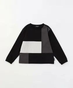 Футболка с длинным рукавом с блокирующим эффектом Comme Ca Ism, цвет Black