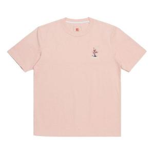 Футболка с рисунком сакуры Li-Ning, розовый