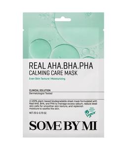 Тканевая маска Some By Mi Real Care Mask AHA-BHA-PHA Calming Care Mask, 20 ml