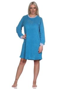 Ночная рубашка NORMANN Frottee Loungewearr Sternen, бирюзовый