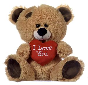 Я люблю тебя, плюшевый мишка с сердечком Whitehouse Leisure