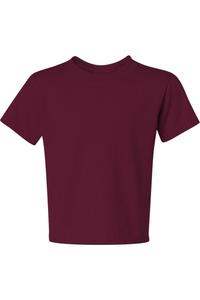 Футболка JERZEES Dri-Power Youth 50/50, бордовый