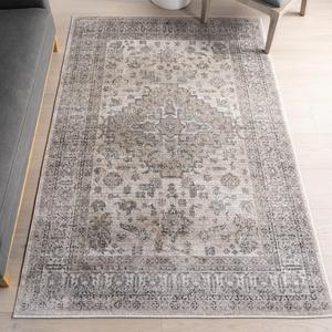 nuLOOM Lillith Medallion ковер 122 x 183 см для гостиной спальни столовой, beige/ivory