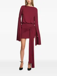 Мини-платье Paloma с расклешенными рукавами Axel 113, красный