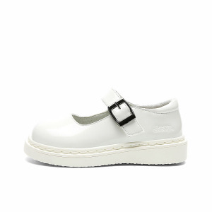 Детские кожаные туфли Kids Low-top Off-white Jeep, цвет Off White