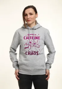 Худи lilo stitch caffeine and chaos Henry Tiger, Heather Grey