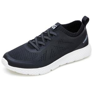 Женские противоскользящие дышащие легкие кроссовки TOREAD черно-белые Black/Bleached