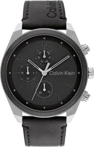 Мужские многофункциональные часы Calvin Klein: уверенная элегантность, Black/Silver