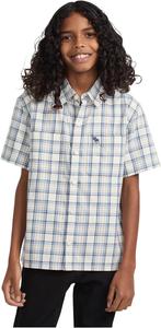 Рубашка abercrombie kids Short Sleeve Simple Life Woven Shirt, цвет Jet Stream