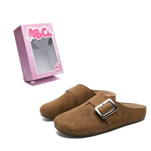 ABCIO Женские противоскользящие тапочки с закрытым носком, устойчивые к запахам, бежевые, цвет Beige