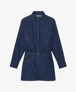 платье-рубашка в западном стиле