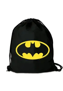 Несессер LOGOSHIRT "Dc Comics - Спортивная сумка Бэтмена", с лицензионным принтом, желтый
