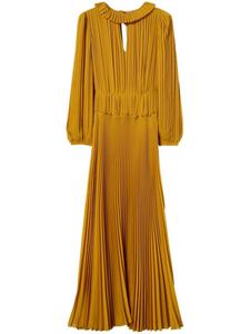 Платье TWINSET из плиссированного жоржета, желтый