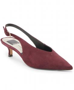 Женские туфли-лодочки Alenna на каблуке с открытой пяткой Dolce Vita, Plum Suede