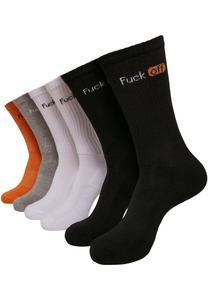 Носки Mister Tee Socks, цвет mottled grey/orange/black/white